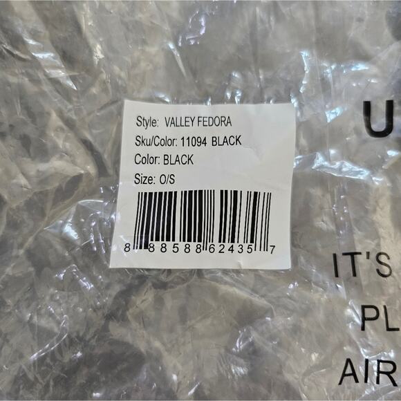 NWT Brixton Black Valley Fedora - Picture 4 of 7